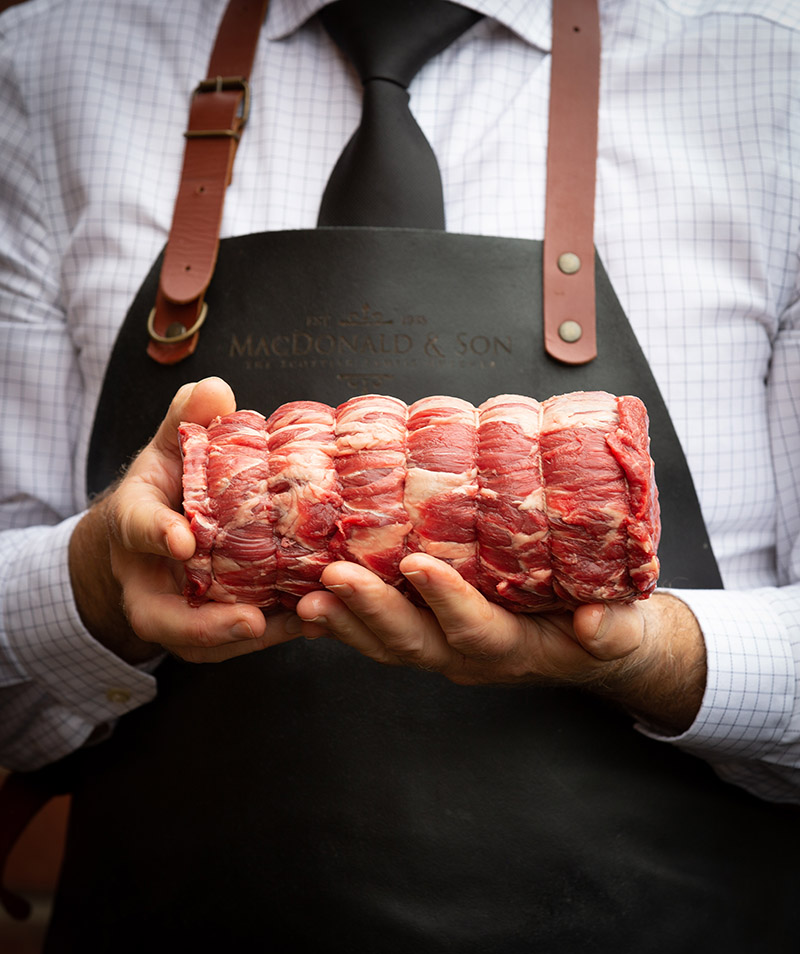 Macdonald butcher rolled rib of beef