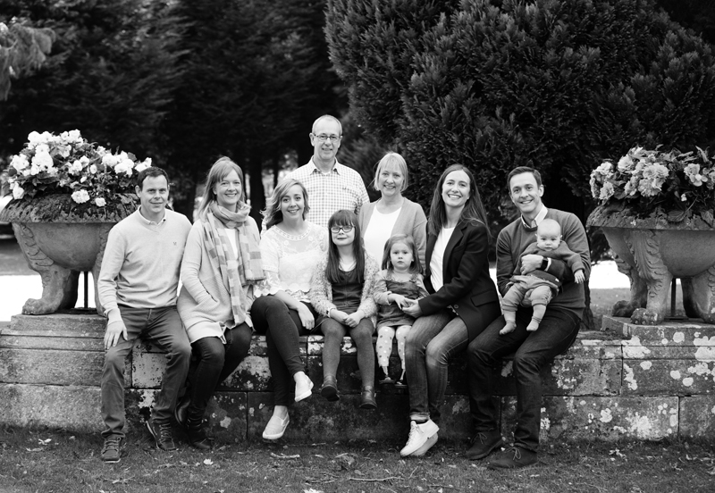 Family portrait  at Craigtoun Park St Andrews